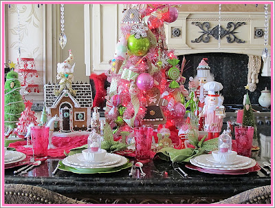 Sugarplum Tree Tablescape - Purple Chocolat Home