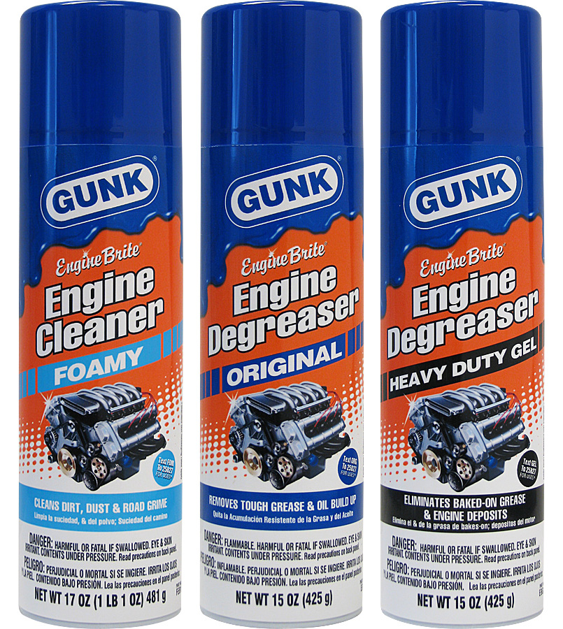 GUNK Foamy Engine Cleaner and Degreaser, 17 oz Aerosol