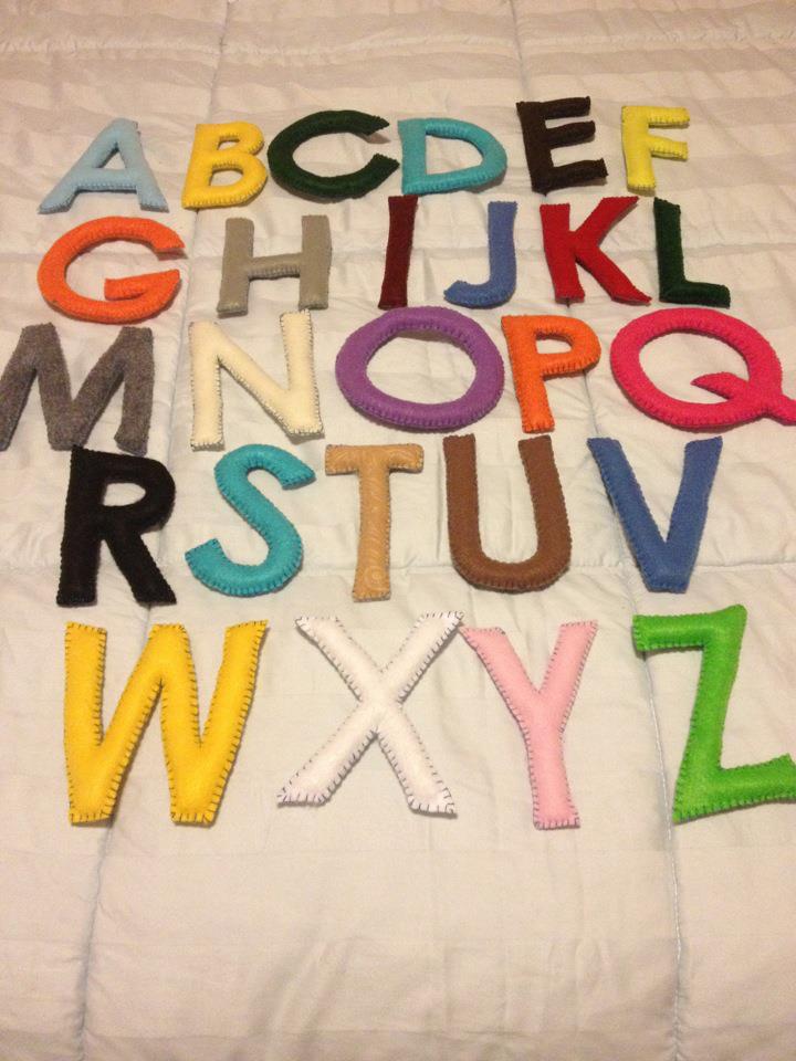 Scrappy Little Lady DIY Felt Letters