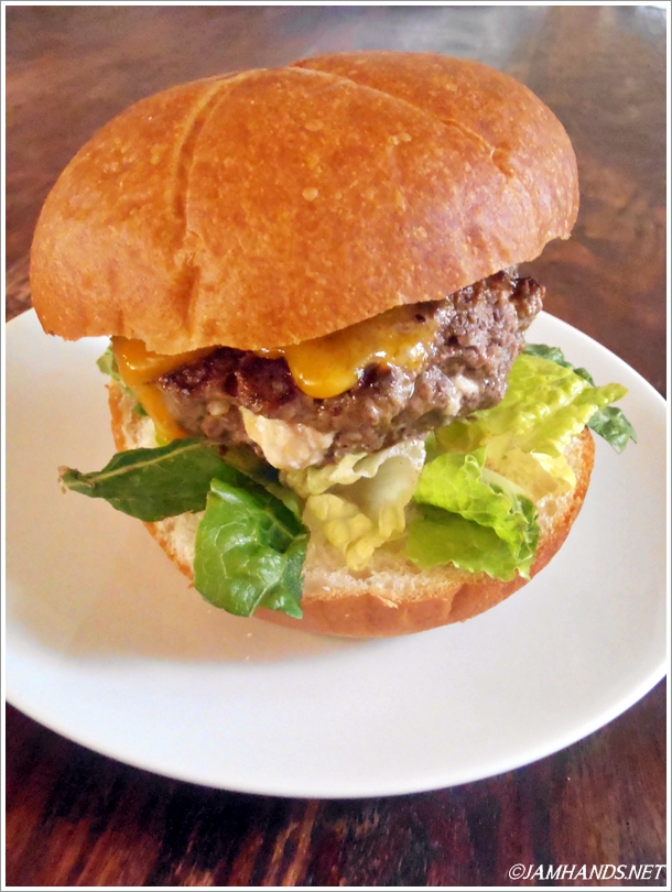 Jam Hands Jalapeno Popper Burgers