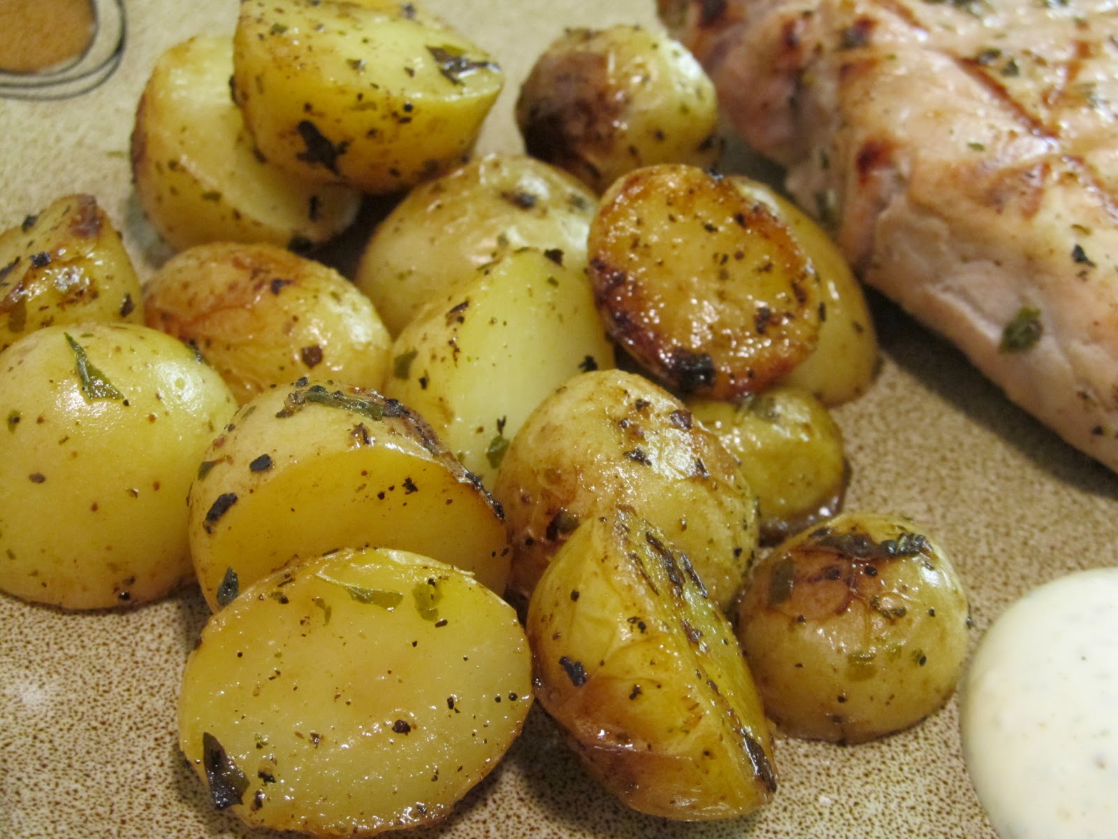 Jenn's Food Journey Greek Pork Chops with Lemon Oregano Potatoes