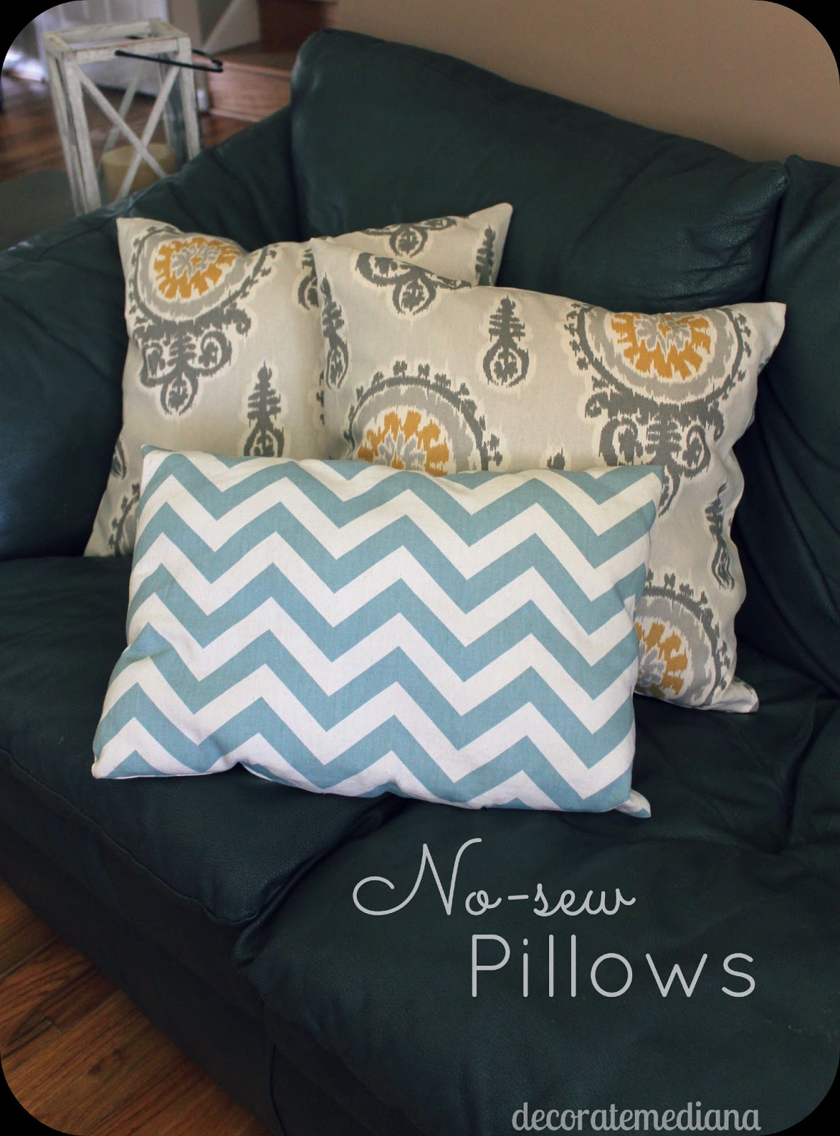Someday Crafts NoSew Pillows