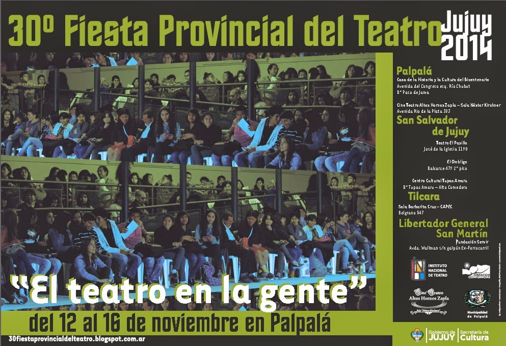 30º Fiesta Provincial del Teatro Jujuy 2014