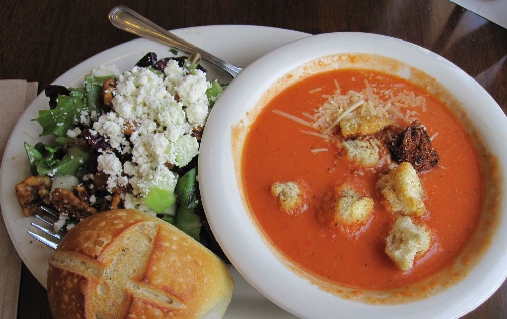 The Asian Vegetarian in Oz Boudin SF Irvine, CA Tomato Soup and