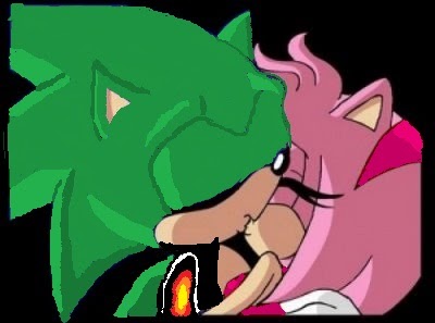 Sonic+Scourge+Amy scourge se acercó mucho a mi rostro y ...me besó