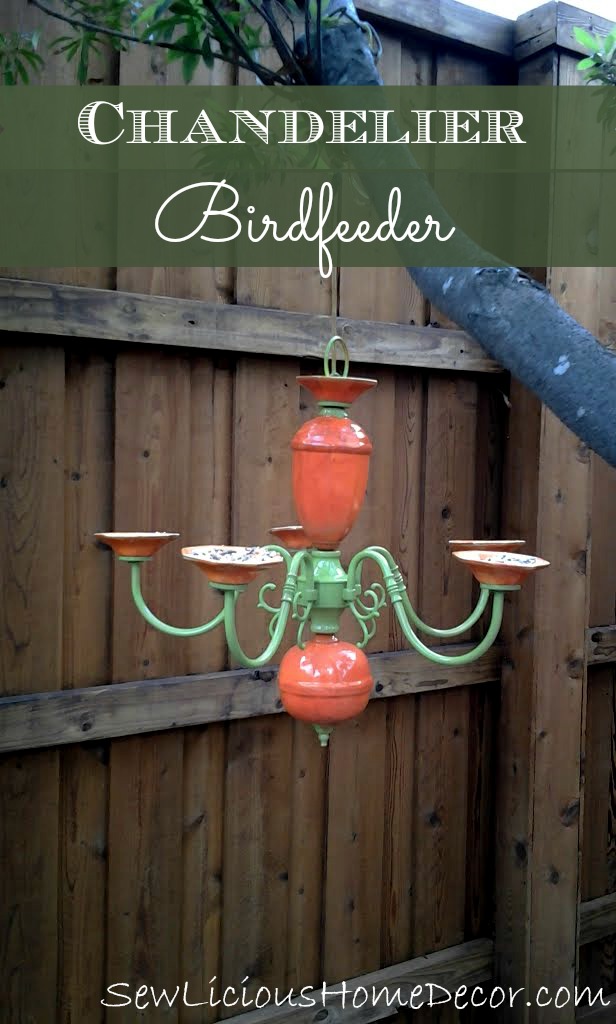 Chandelier Birdfeeder Patio Decor Chandelier Birdfeeder Patio Decor