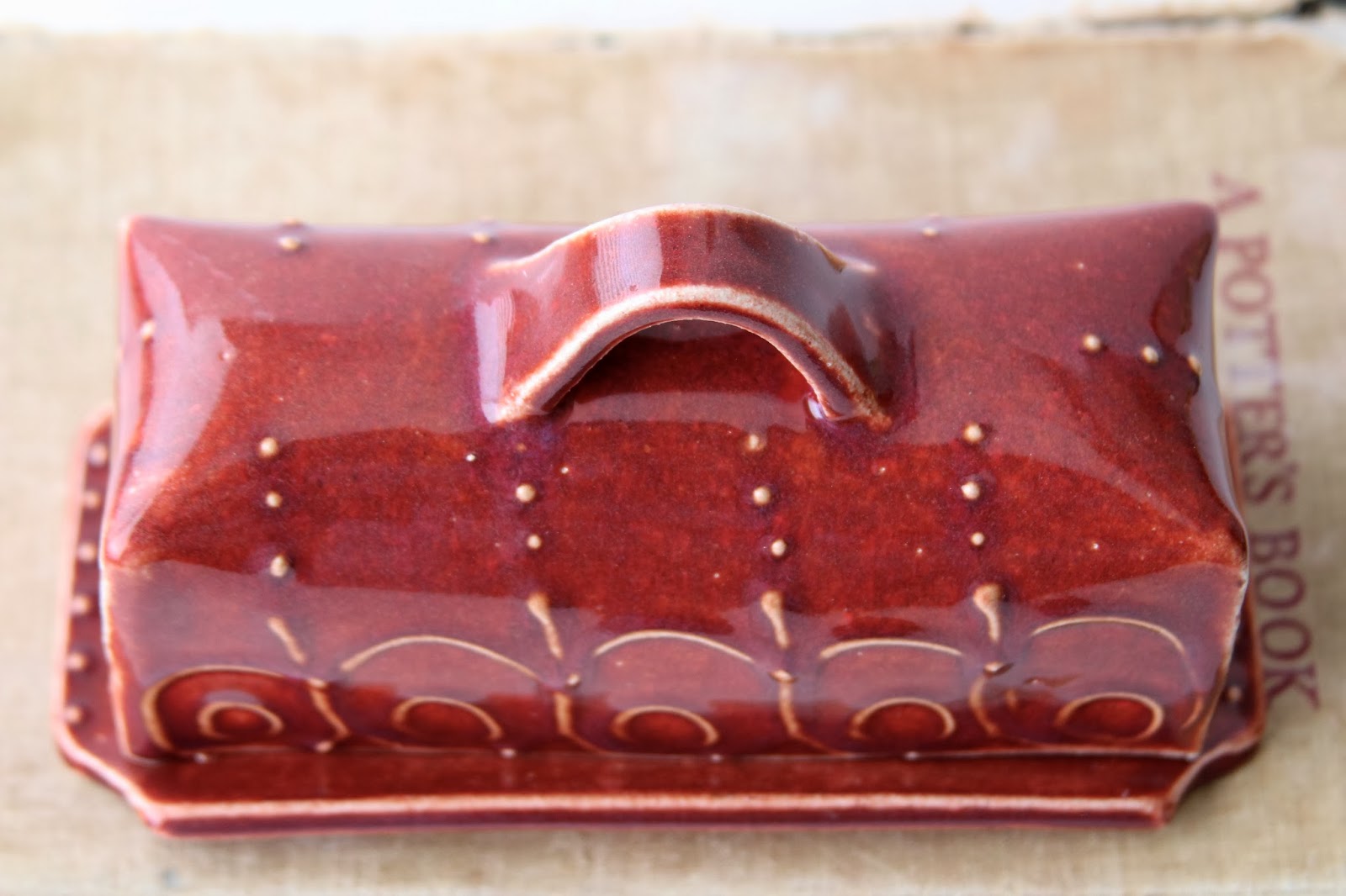 Back Bay Pottery Making A Covered Butter Dish...