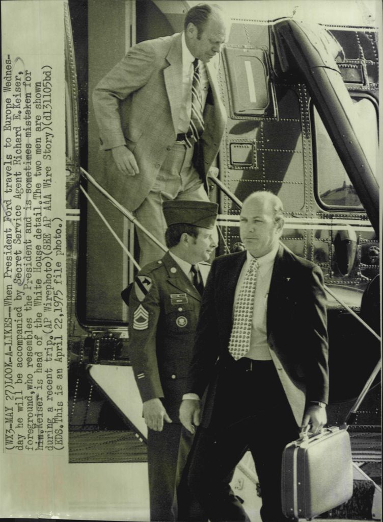 SAIC Dick Keiser with President Ford