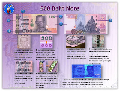 Counterfeit 500.-THB notes in circulation on Koh Samui