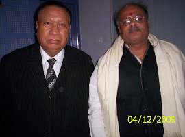 पं. विजय त्रिपाठी 'विजय' मेघालय के मुख्यमंत्री श्री डी.डी.लपांग के साथ .