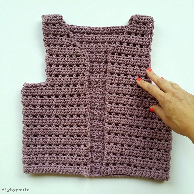 Kimono Ahuyama Crochet Chaleco Chaqueta Kimono Coral