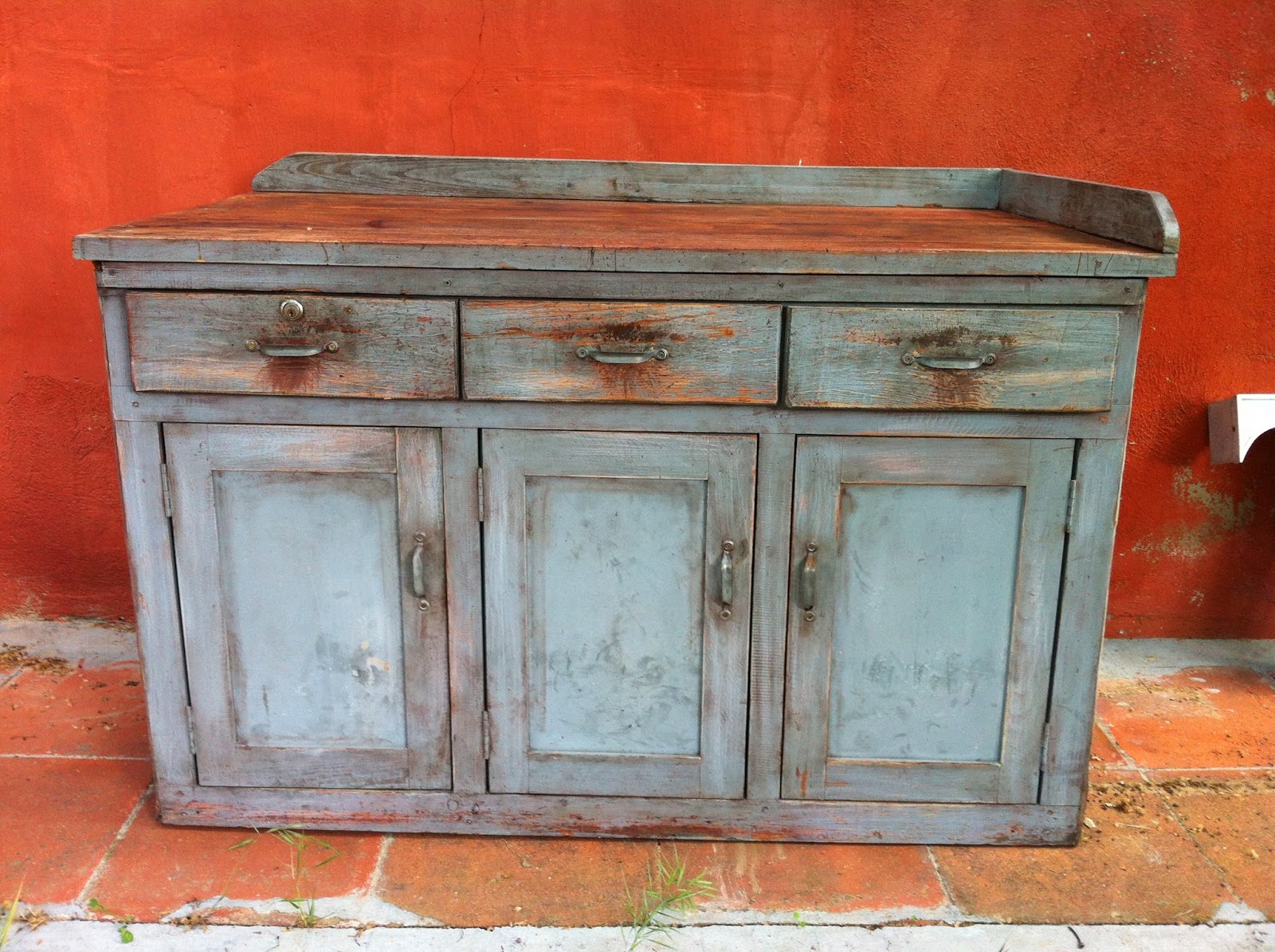 decoración vintage, antiguitats-baraturantic: antiguo mostrador de taller