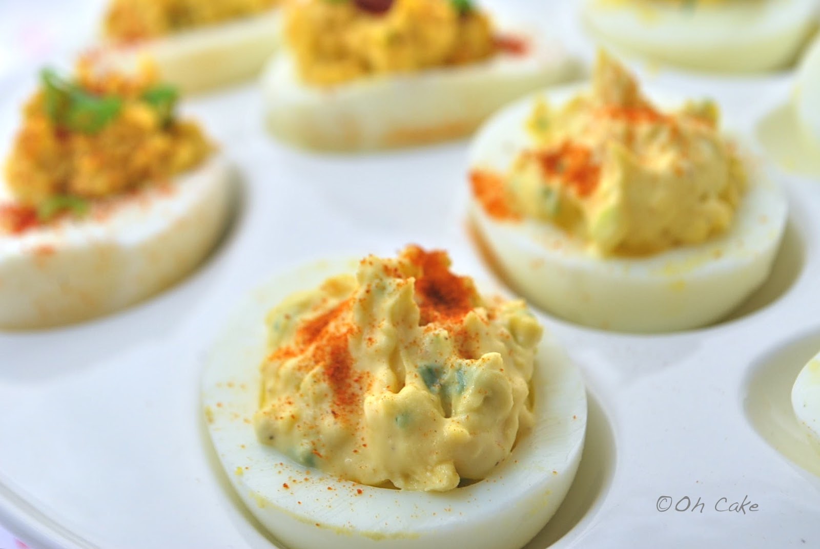 Oh Cake Deviled Eggs Three Ways