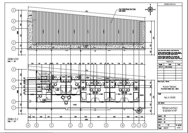Contoh Desain Rumah Kost 3 lantai ~ Desain Rumah Cantik
