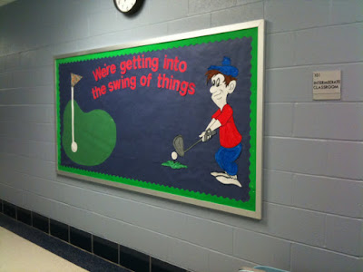 Golf Theme Bulletin Board Ideas