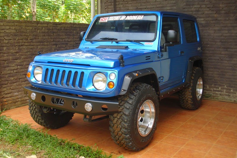 Modifikasi mobil katana ceper gx jimny long 4x4 offroad tahun 1988 1989