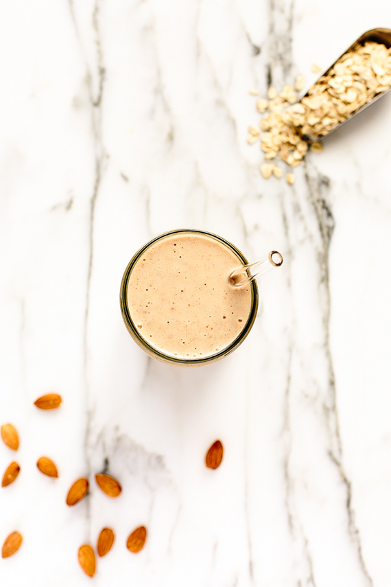 Oatmeal cookie smoothie recipe by Blissful Basil
