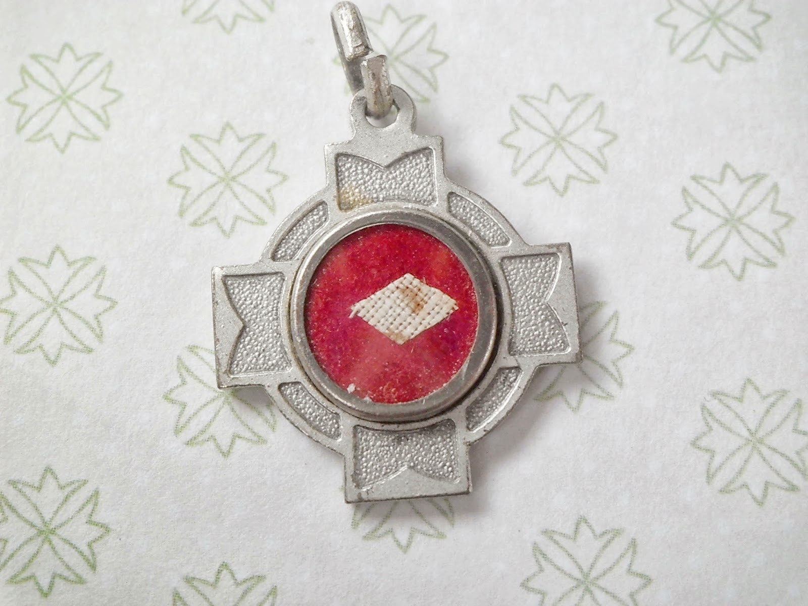 Vintage Religious Medals Vintage Religious St Gerard Majella Relic Medal