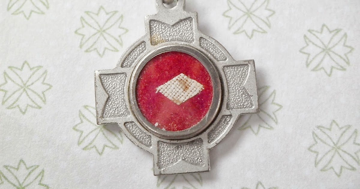 Vintage Religious Medals Vintage Religious St Gerard Majella Relic Medal