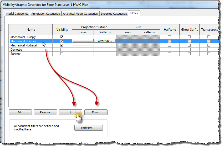 Revit OpEd View Filter Stack Order Matters