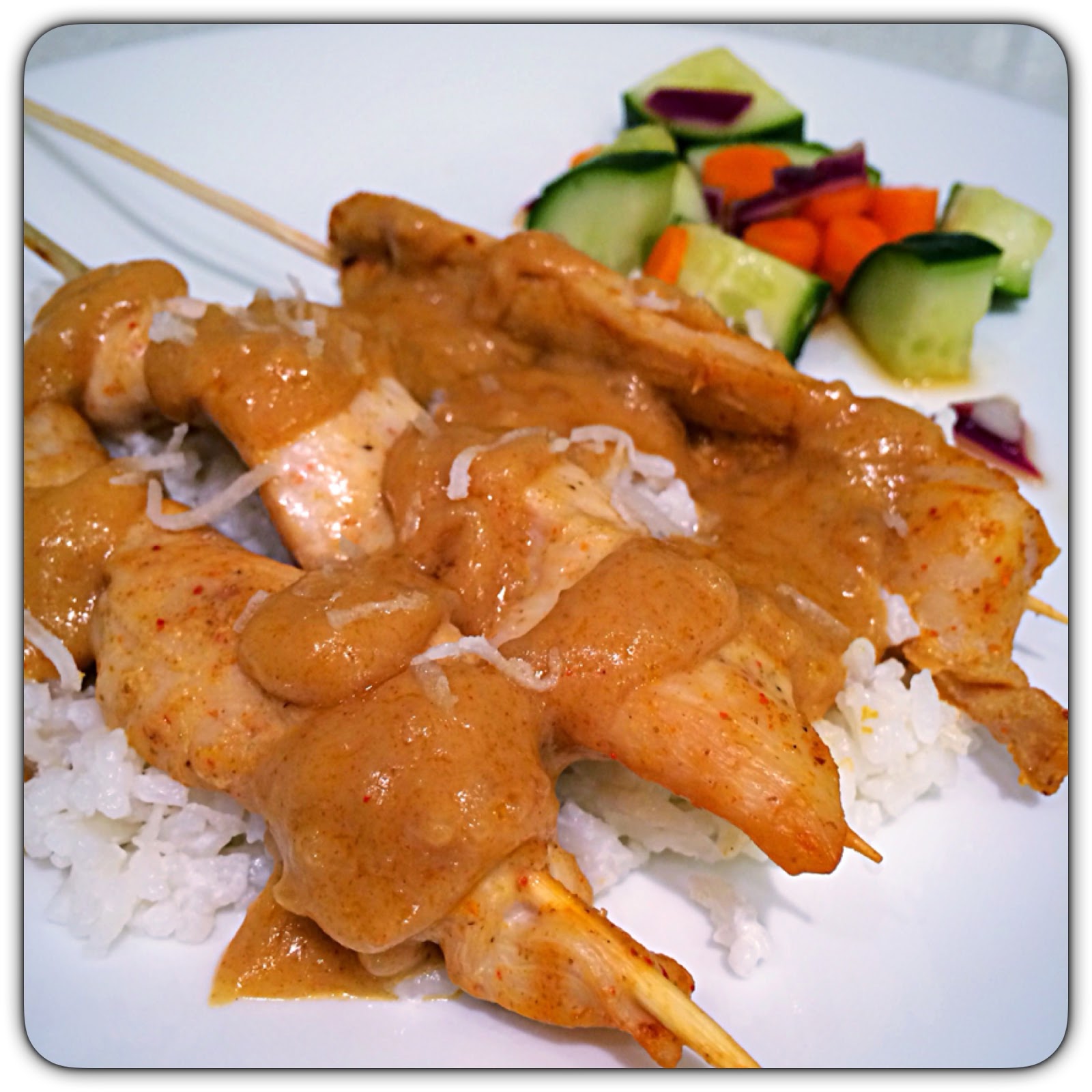 Do It Like Doli Recipe Chicken Sate w/ Peanut Sauce and Cucumber Salad