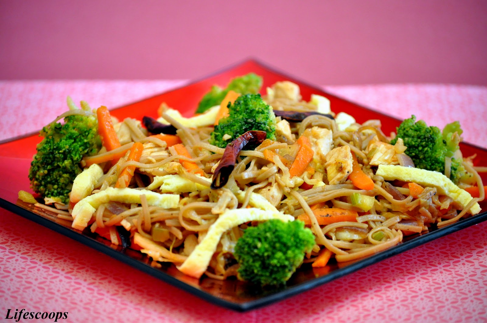 Life Scoops Soba Noodles The Indochinese way