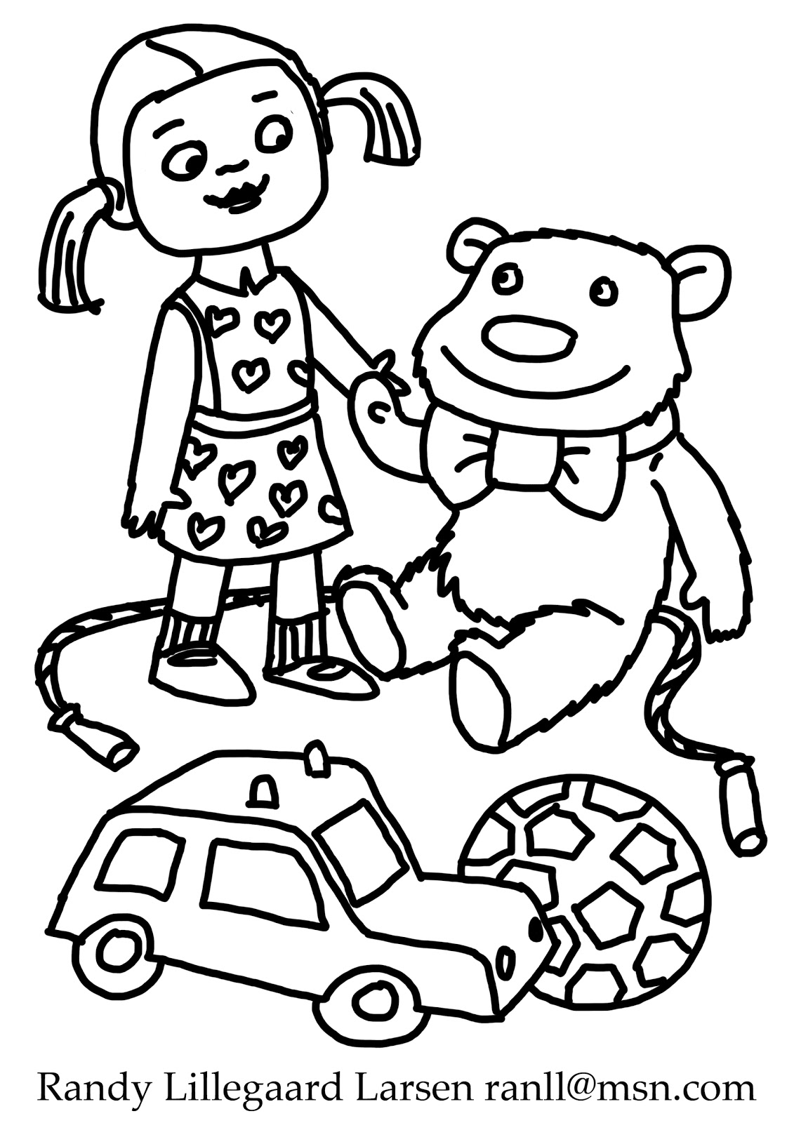 Randy Lillegaard Larsen Malebog Coloring Pages