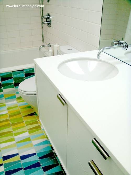 Piso de baño estilo Moderno. - ARQUITECTURA de CASAS