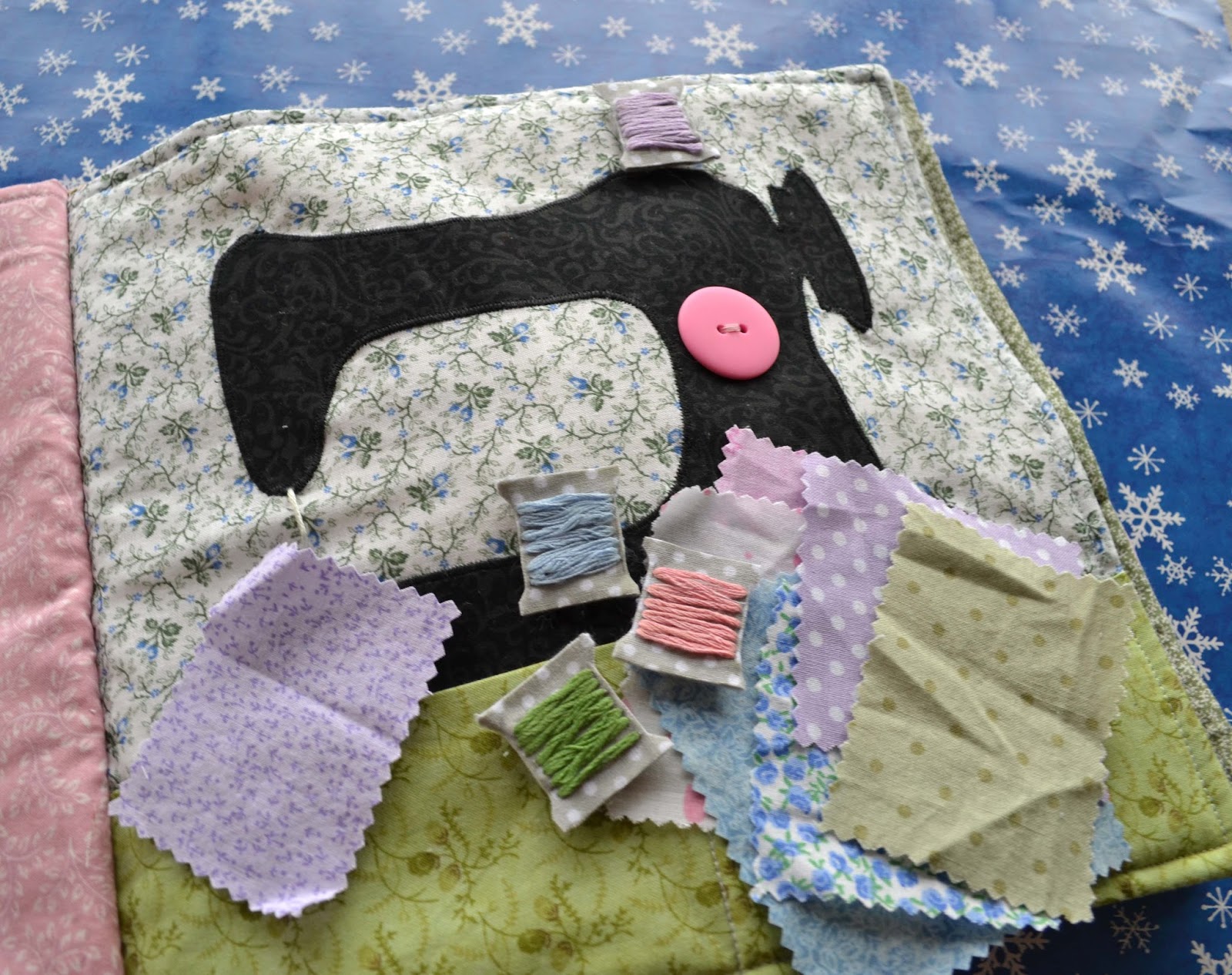 PACountryCrafts Grace's Quiet Book Sewing Machine Page