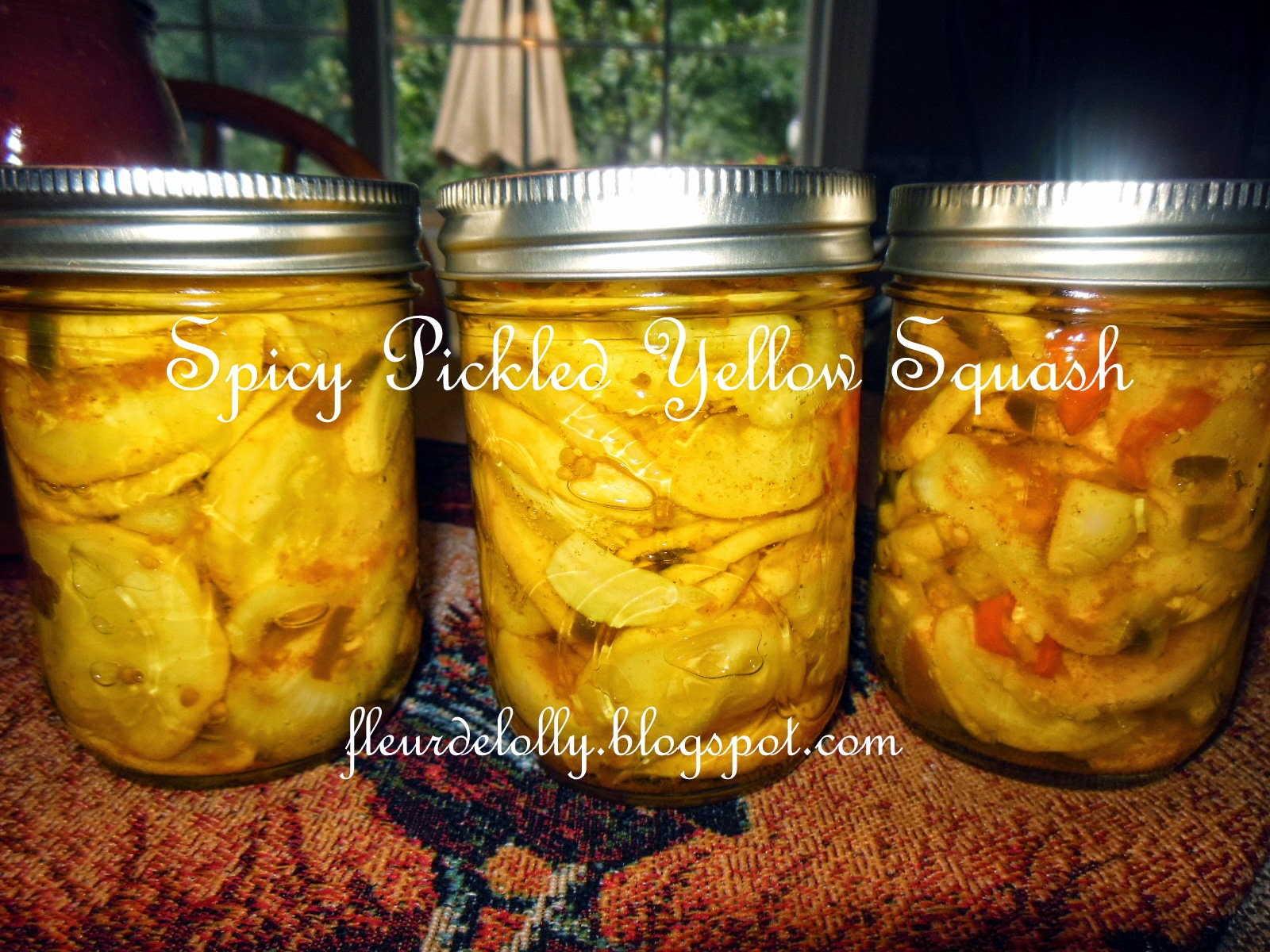 Fleur de Lolly Spicy Pickled Yellow Squash