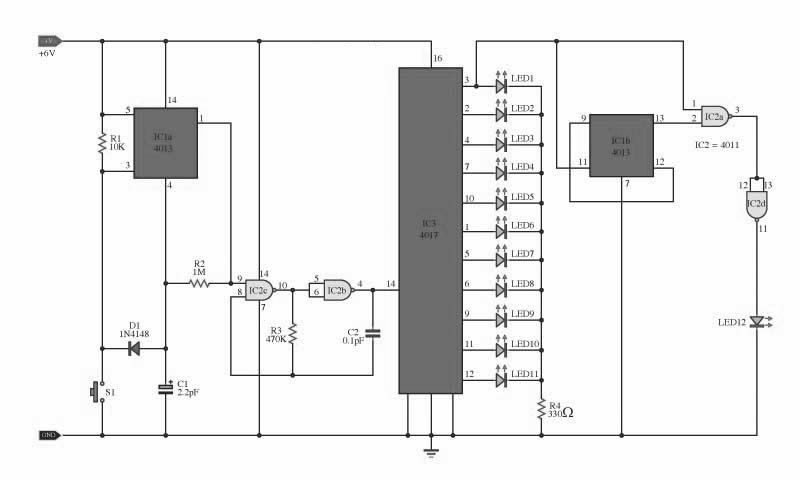 Roulette Circuit Diagram