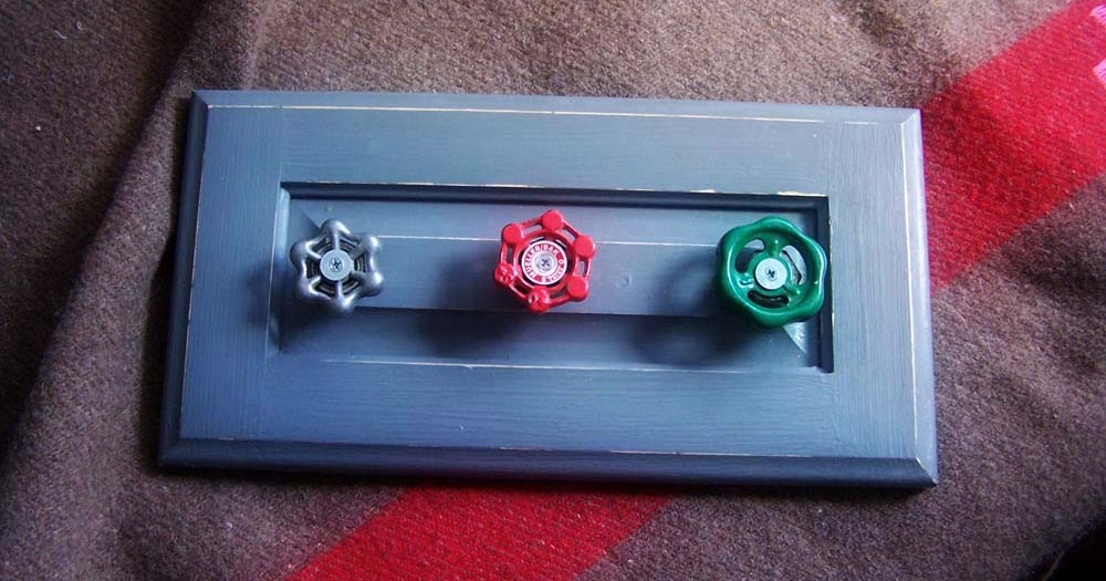 Night Garden Blog repurposed faucet handle coat racks & tool racks