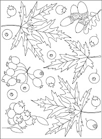 Nicole's Free Coloring Pages: COLORING AUTUMN * COLORING PAGE