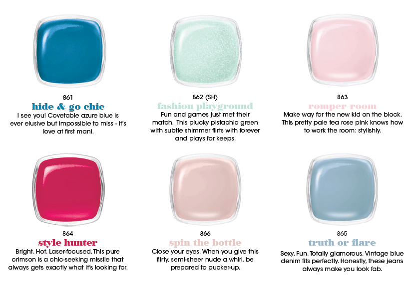 Gelish Color Chart 2014