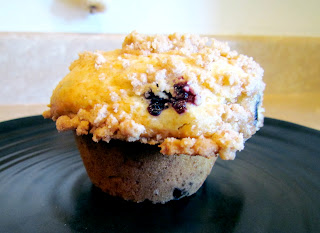 Baking, blueberry, muffins, streusel topping