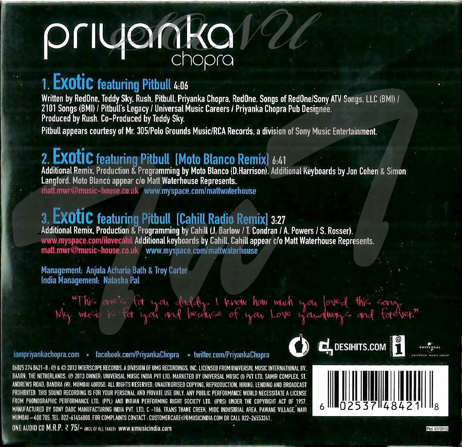 exotic priyanka chopra remix mp3 priyanka chopra exotic feat pitbull 2013 mp3 vbr exotic priyanka chopra remix mp3 priyanka chopra exotic feat pitbull 2013 mp3 vbr