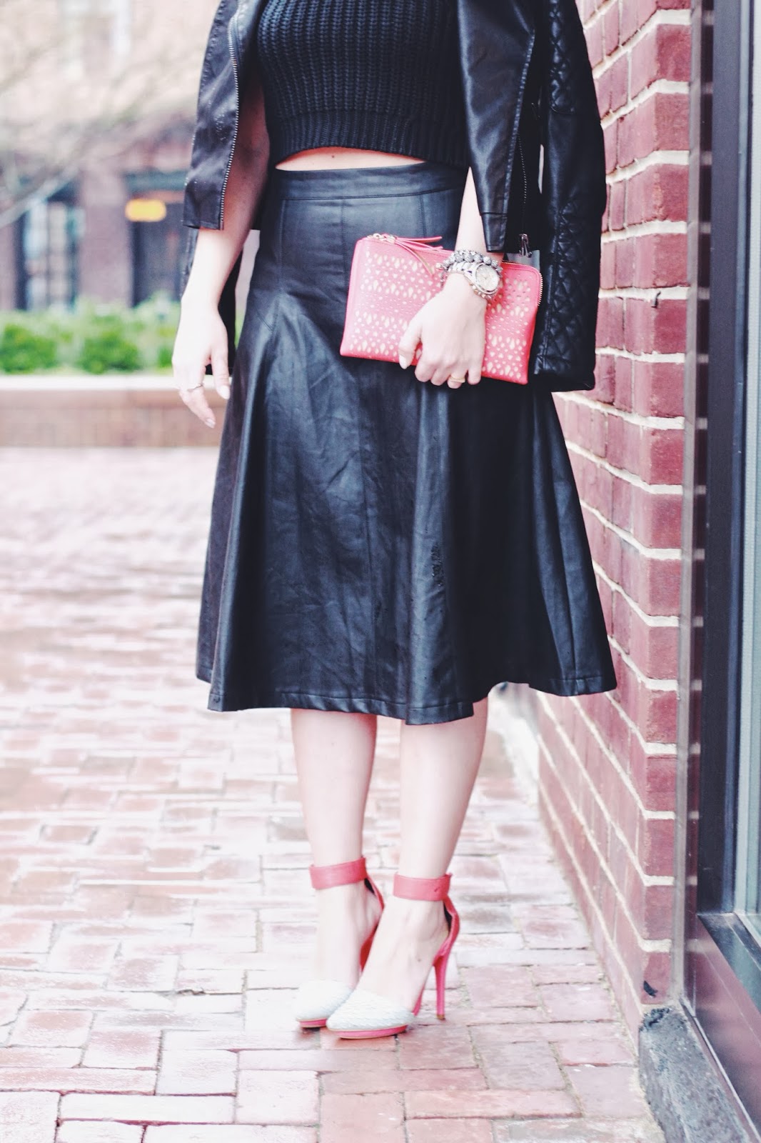 midi skirt, leather skirts, crop tops, fashion blogger, dc blog, fashion trends 2014, spring fashion