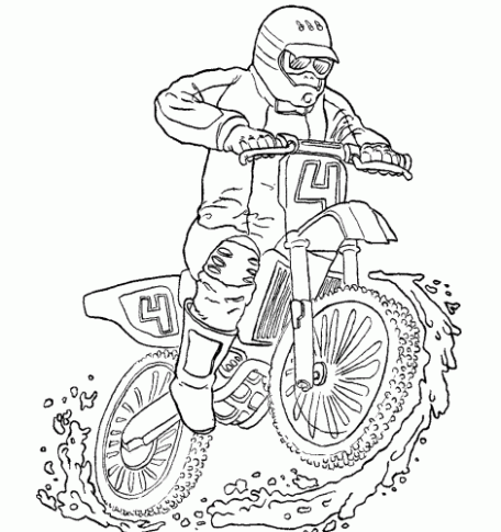 Página motocross #136519 (Transporte) para colorir – Páginas para Colorir  Imprimíveis