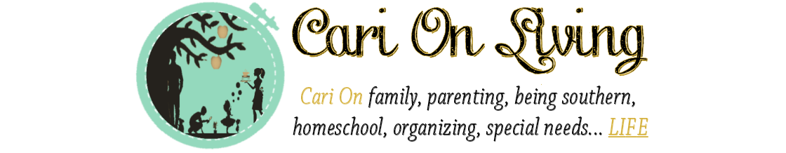 Cari On Living: Family, Organizing, Homeschool