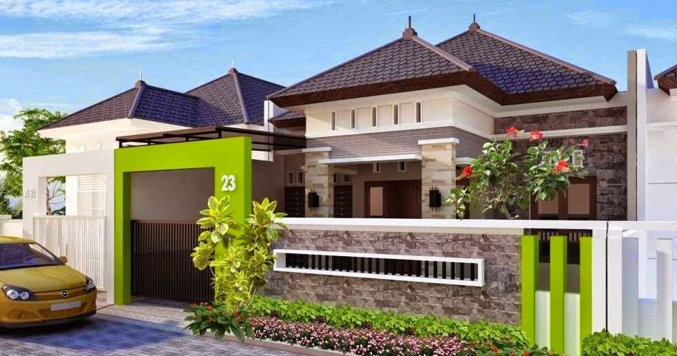Gambar Tembok Pagar Rumah Minimalis - Gambar.photo