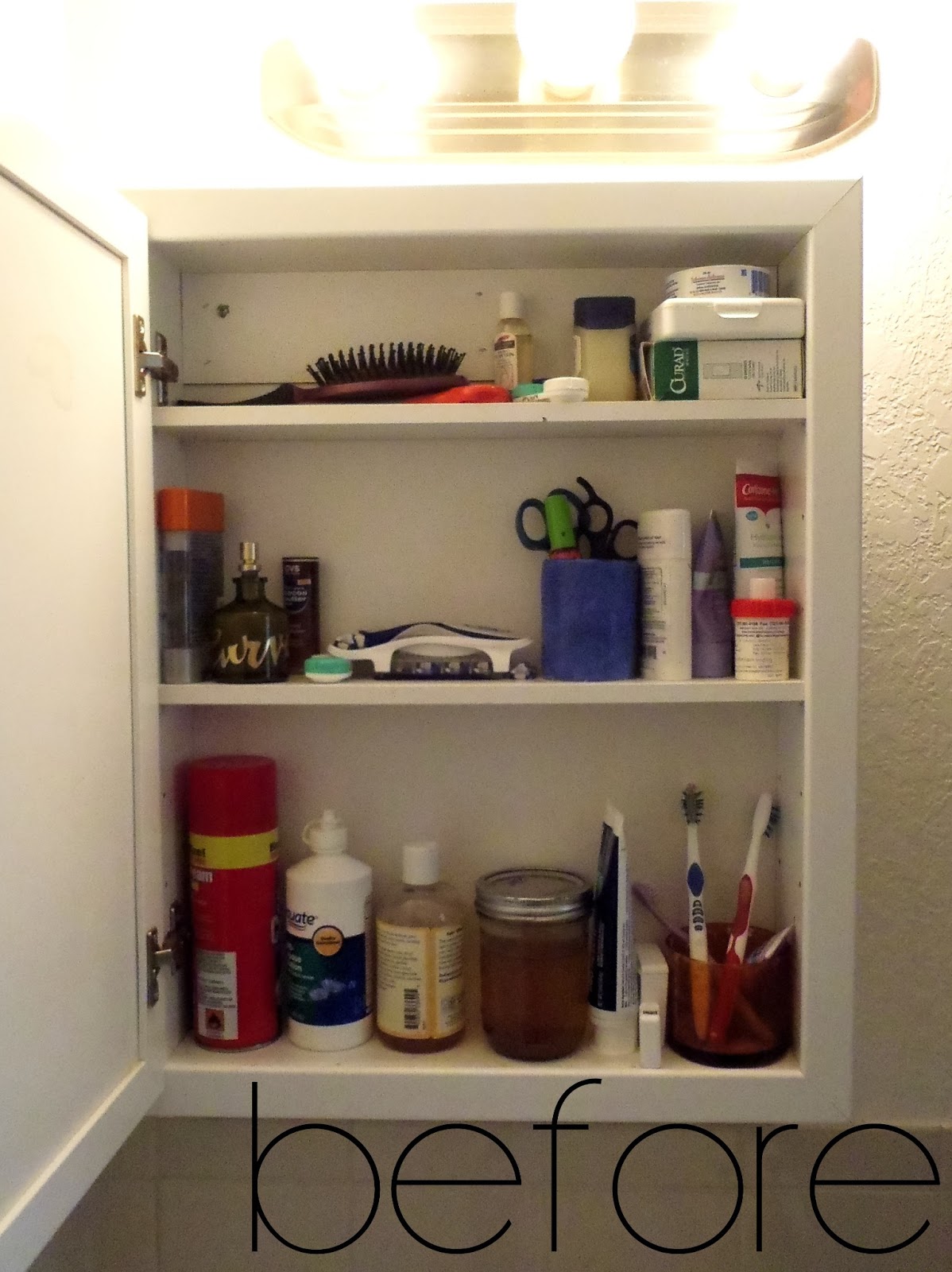 Medicine Cabinet Organization - My Mess Organized