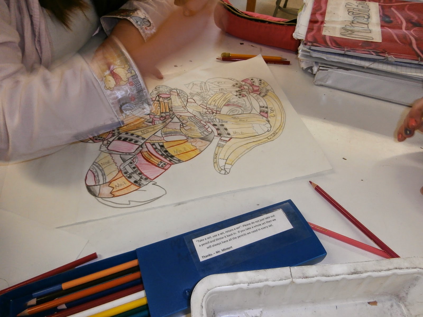 Mr. MintArt Number 2 Pencil Project Spring 2014