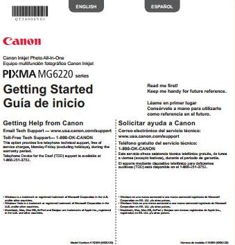 Canon PIXMA MG6220 Manual, Replacing, Installing Driver - Manual Centre