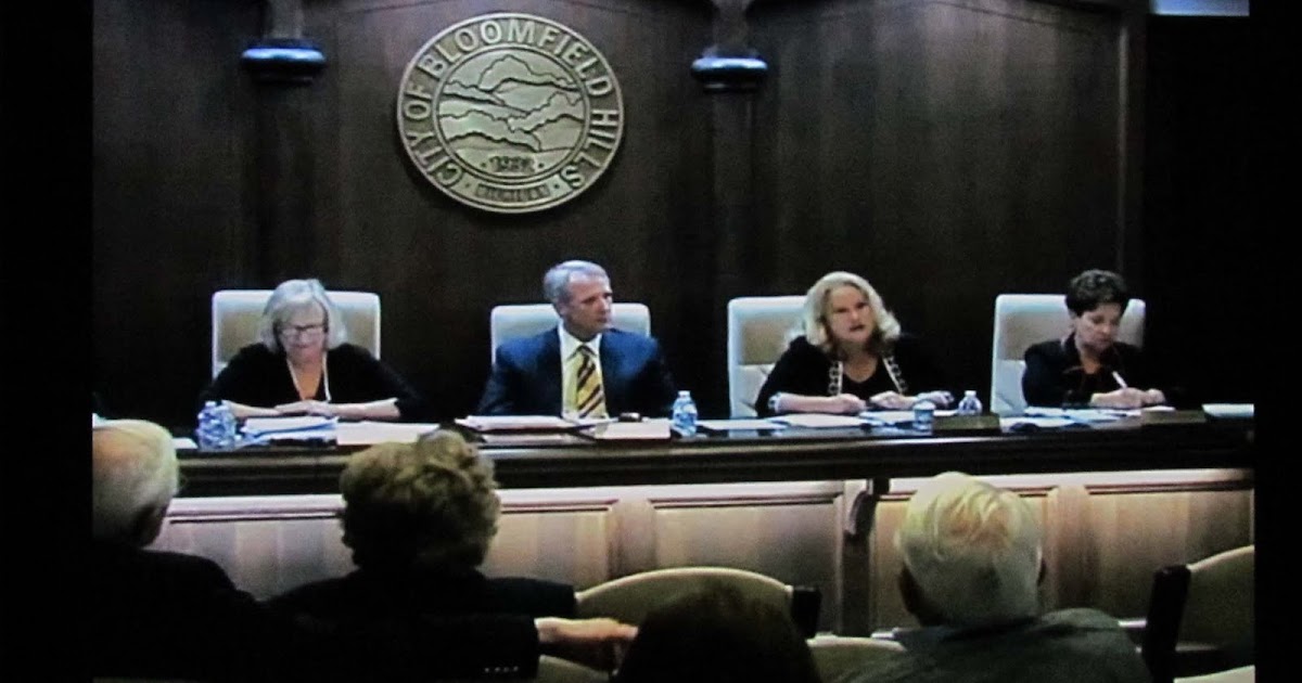 City of Bloomfield Hills Mayor Elected.Most Unusual