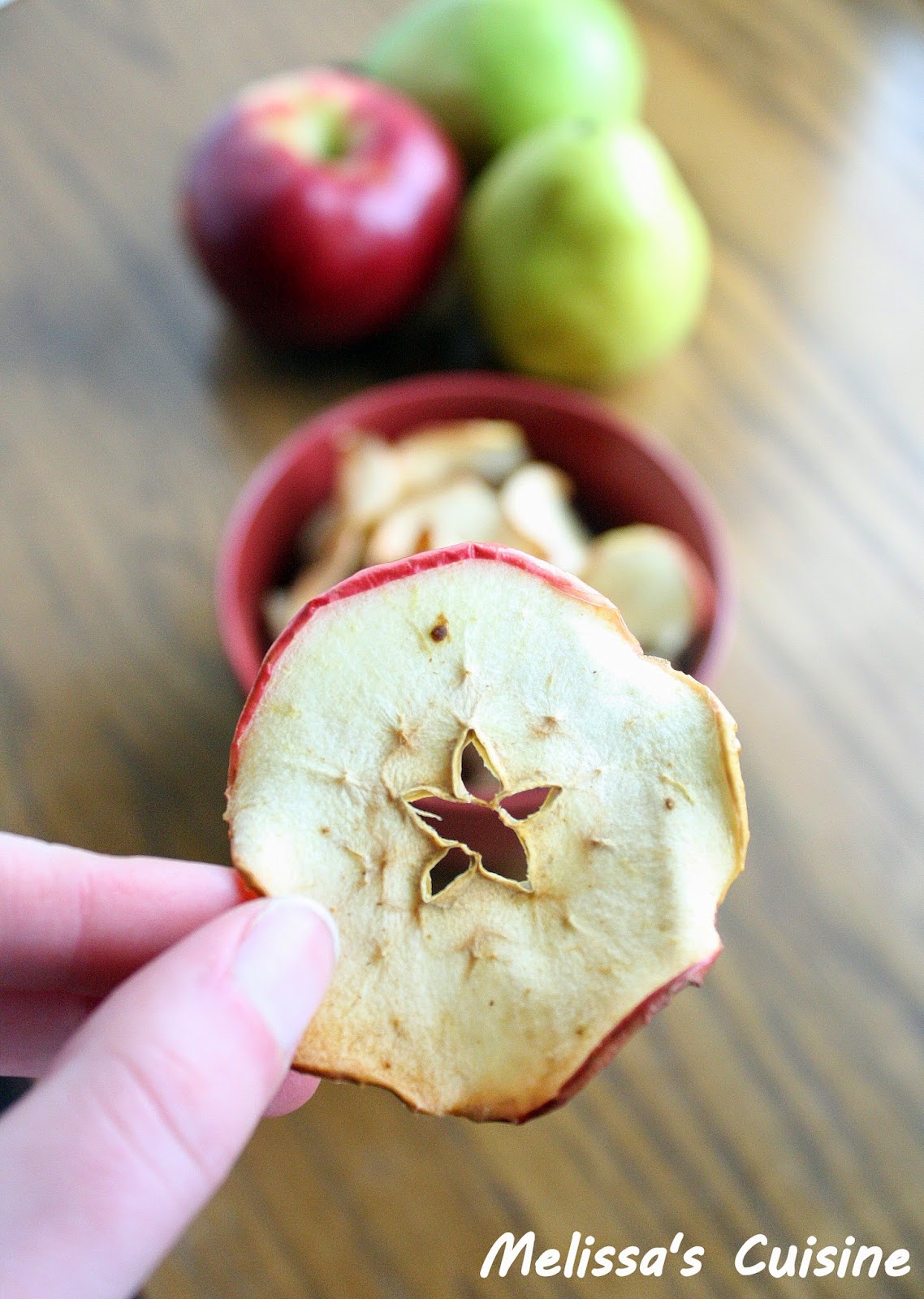 Melissa's Cuisine: Ginger Pear and Apple Chips