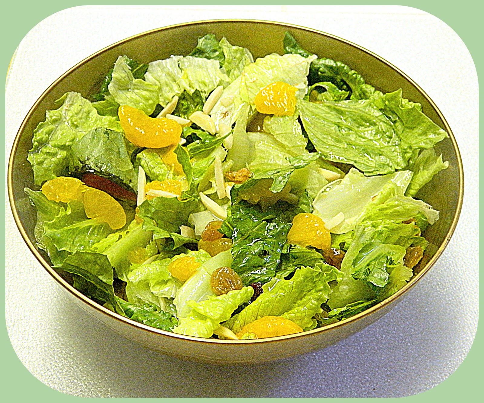 Mixed Greens and Apple Cider Vinaigrette