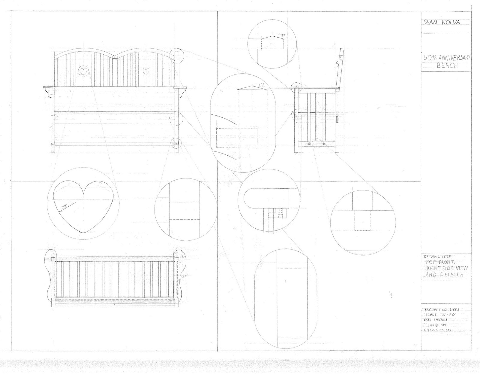 mission style bench plans
