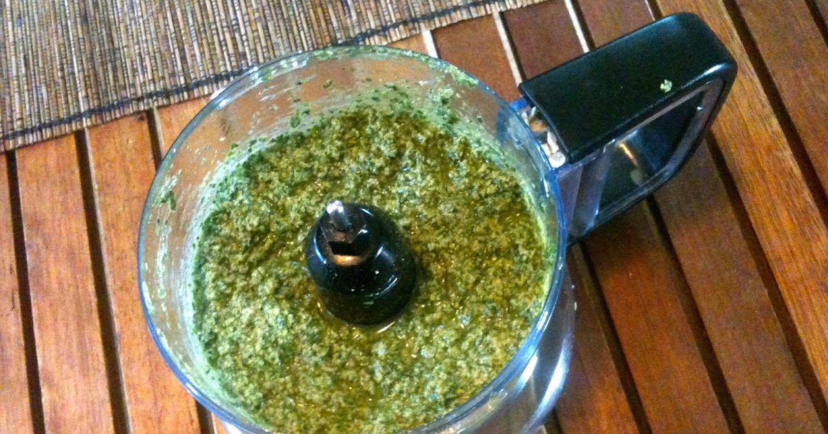 The Active Scrawler Allergy free fresh basil pesto recipe
