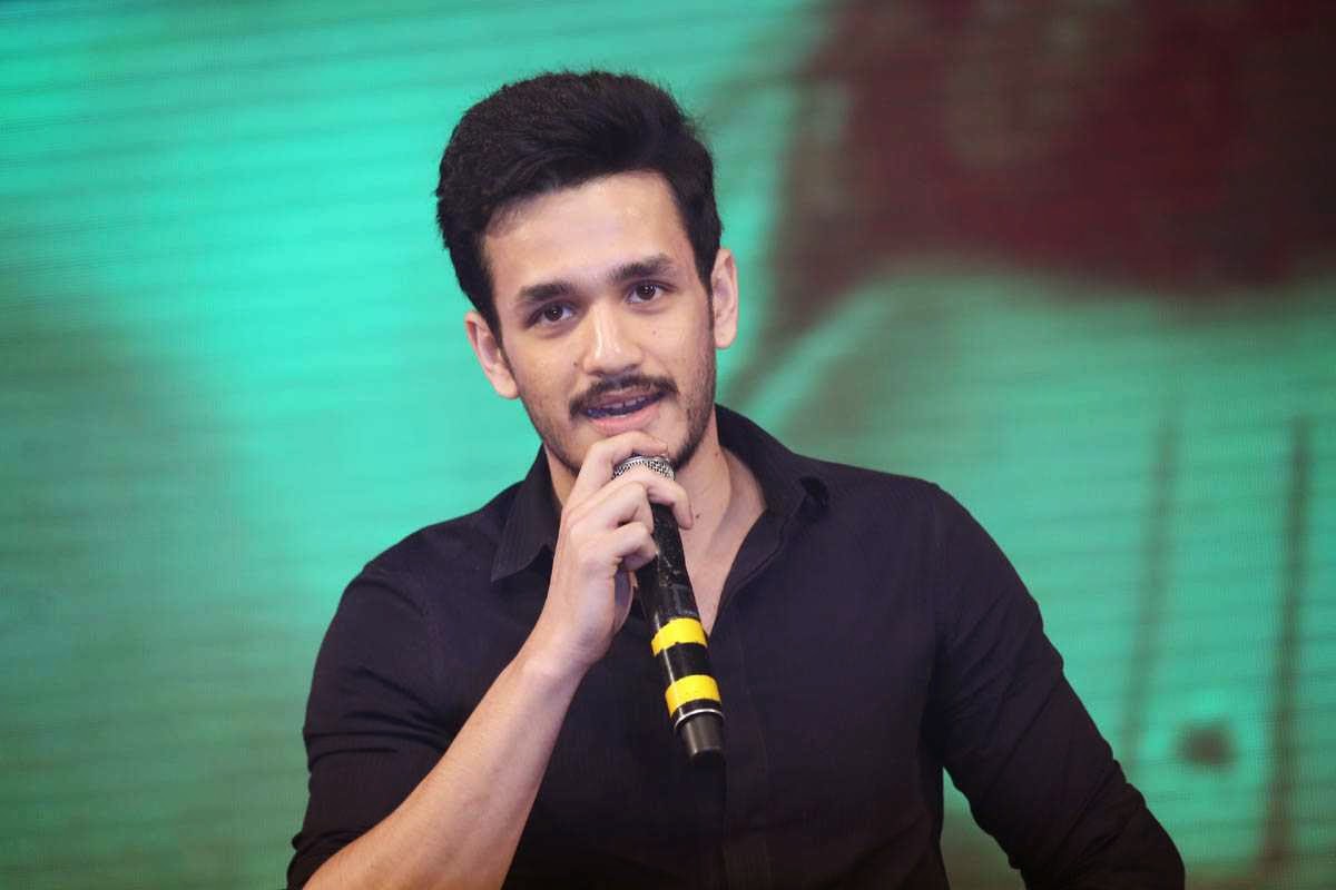 Akhil akkineni first look release more detiles see facebook and