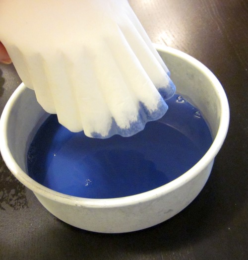 Dyed Coffee Filter Wreath for the 4th | Crafting in the Rain